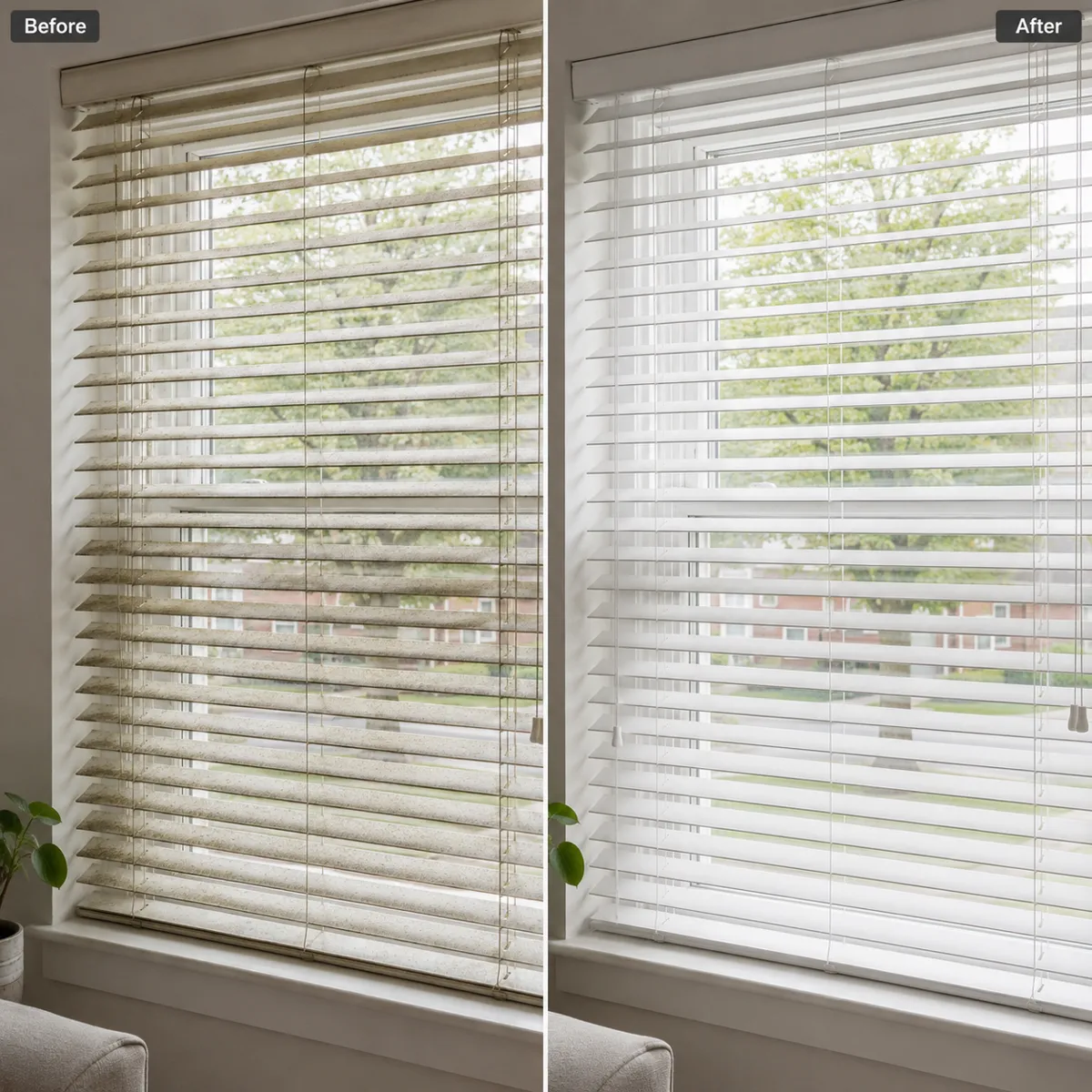 Blind Cleaning before