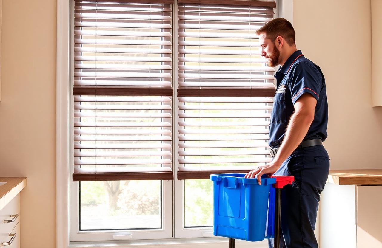 Blind cleaning service carried out in Melbourne