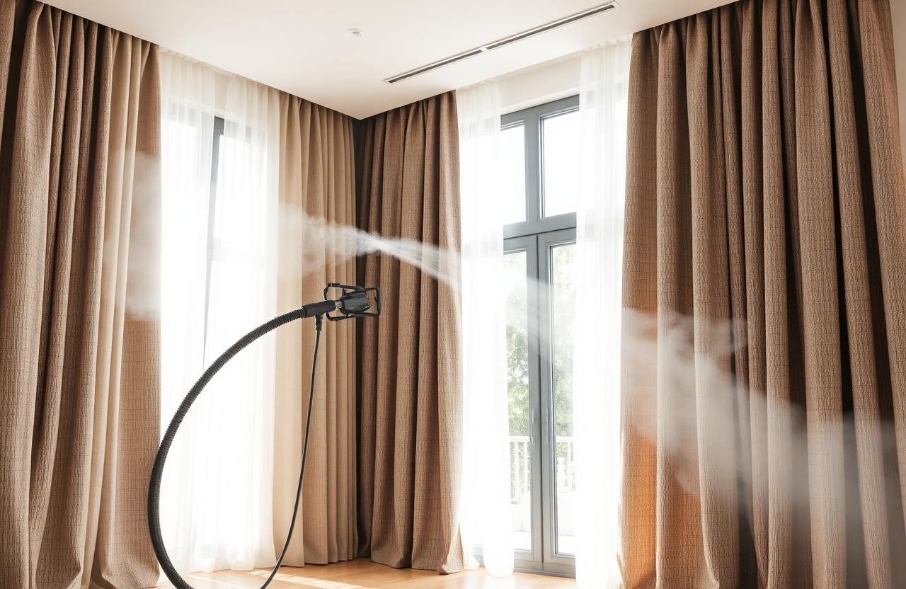 Curtain Steam Cleaning in Melbourne